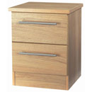 Sherwood oak 2 drawer locker furniture