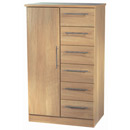 The Sherwood range is a quality range of bedroom furniture with an English oakcolour finish, again