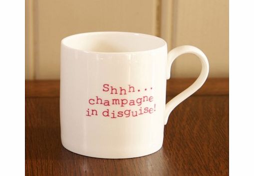 Unbranded Shhh...Champagne In Disguise Mug 5117