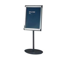 Unbranded Shield freestanding letterboard showcase