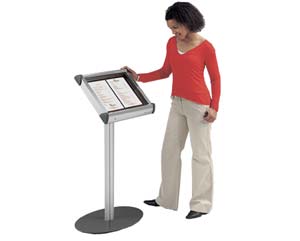 Unbranded Shield freestanding showcase