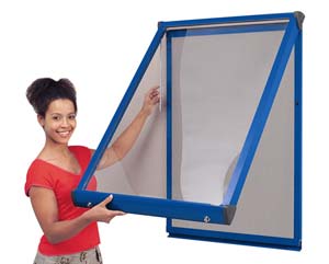 Unbranded Shield interior showcase noticeboard