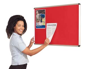 Unbranded Shield noticeboard