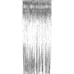 Shimmer Curtain - Silver - 2.4m x 0.9m