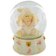 Shining Star Baby Girl Musical Snow Globe
