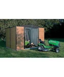 Made from 100 galvanised steel with horizontal , shiplap panels for additional strength.Wall panels 