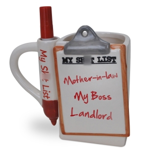 Unbranded Shit List Mug