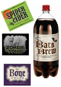 Unbranded Shocktails - Bottle Labels (PK4)