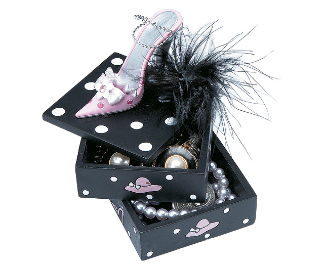 Unbranded Shoe Trinket Box Square