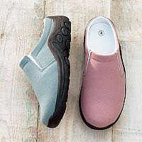 Shoebox Womens Canvas Mules