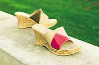 Shoebox Womens Patchwork Mules