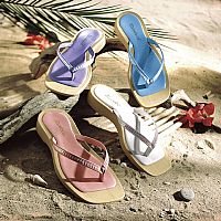 Shoebox Womens Toe Post Mules