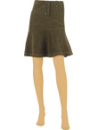 Flirty fashion skirt in latest flared cut with tre