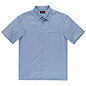 Short Sleeve Blue Check Shirt