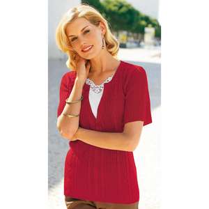 Unbranded Short Sleeved 2-in-1 Sweater