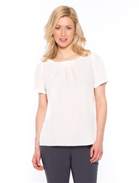 Unbranded Short-Sleeved Microfibre Blouse