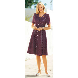 Unbranded Short Sleeved Print Dress