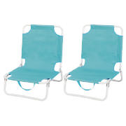 Unbranded Shorty festival chair, Blue 2 Pack