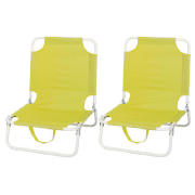 Unbranded Shorty festival chair, Lime 2 Pack