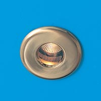 Shower Fixed Mini Round Halo Single 20W Brushed Brass Plated