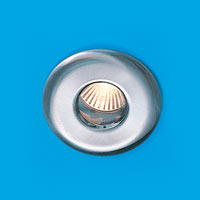 Shower Fixed Round Halo Single 50W Brushed Chrome Plated