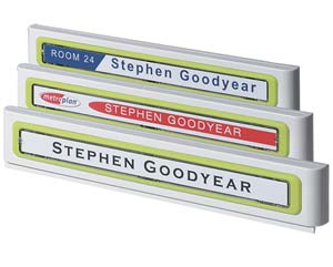 Unbranded Showpoint door/desk name plates