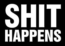 Sh*t Happens Keyring