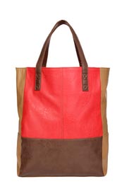 Unbranded Sian Colour Contrast Shopper Bag