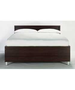 Sicilia Dark Maple Double Bedstead - Frame Only