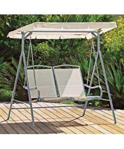 Sicily 2 Seater Swing Hammock White