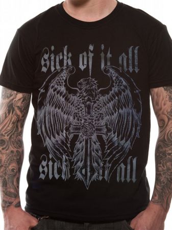 Unbranded Sick Of It All (Eagle and Dagger) T-shirt