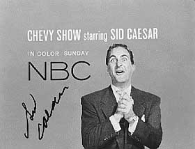 Sid Caesar autograph