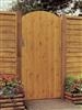 Unbranded Side Entry Arch Gate: (1x) 900mm(w) x 1.80m(h) - Golden Brown