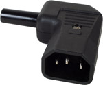 Side-Entry Euro Mains Plug ( Side-Entry Euro