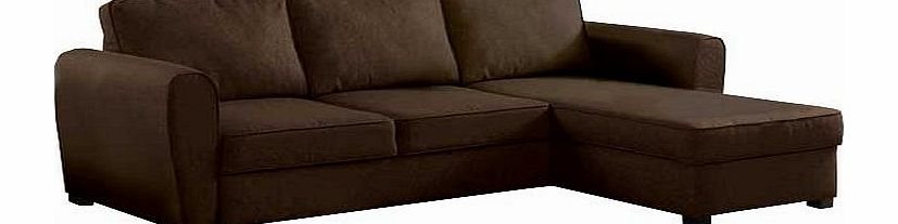 Unbranded Siena Dual Facing Fabric Corner Sofa Bed with