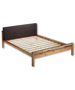 Siesta Double Bedstead Frame Only - Chocolate