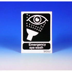 Unbranded Sign Eyewash 175 x 250mm Adhesive