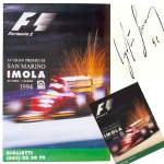 Signed Imola 1994 original event poster