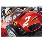 Signed Phil Hill Shark attack Print by Colin Carter