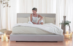 Part of Silentnight&#146;s new Hibernate range, the Sanctuary bed creates an    escape from the