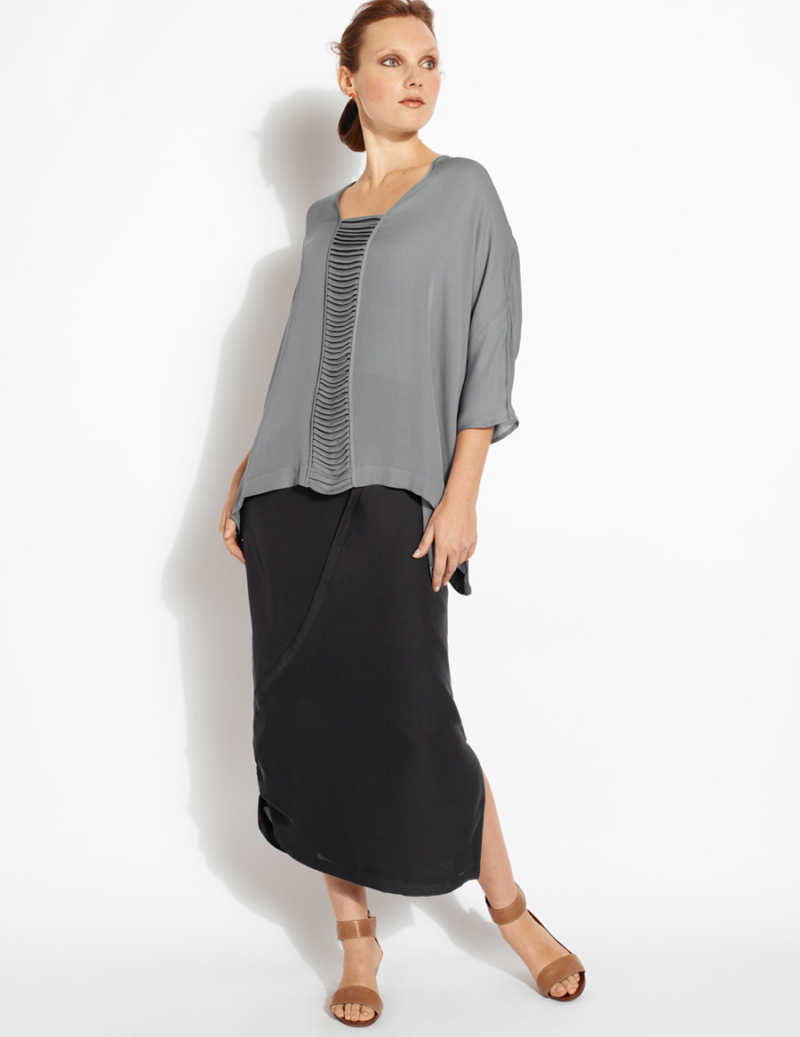 Unbranded Silk Crepe Pull On Skirt