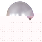 silver Balloons - 50 in pack