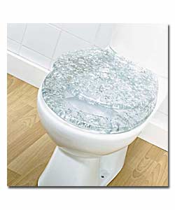 Silver Leaf 2 Piece Toilet Seat