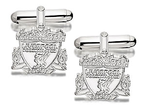 Unbranded Silver-Liverpool-FC-Swivel-Link-Cufflinks-102247