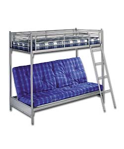 Silver Effect Bunkbed Pine
