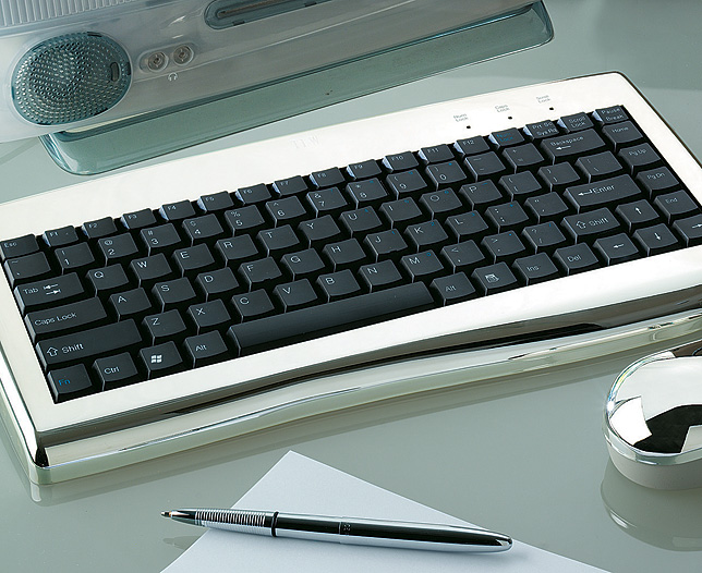 Unbranded Silver-plated Keyboard