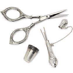 Silver Sewing Set