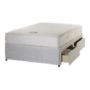 Simmons Memory Sleep 800 Double 4 Drawer Divan
