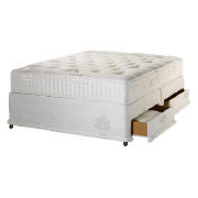 Simmons Pocket Sleep 1200 Double 2 Drawer Divan