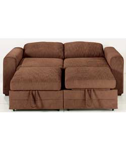 Unbranded Simona Sofabed - Chocolate